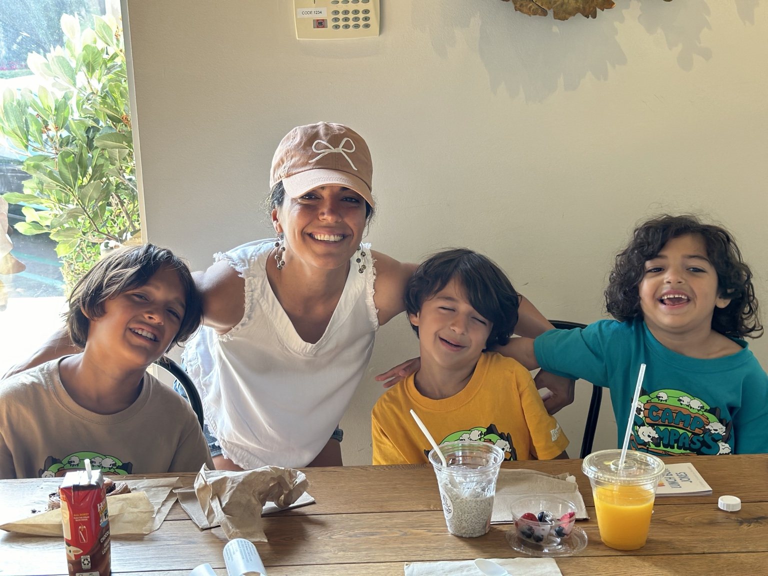 A joyful family memory